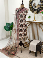 Noorani Glass Organza Hand Work Suit