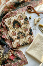 Noorani Glass Organza Hand Work Suit