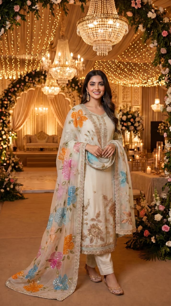 Roshni Premium Hand Work Suit