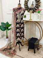 Noorani Glass Organza Hand Work Suit