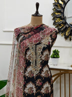Noorani Glass Organza Hand Work Suit